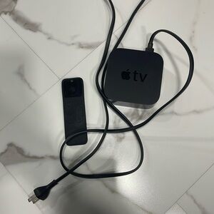 Without Box Apple TV Streaming Device with Remote - Black